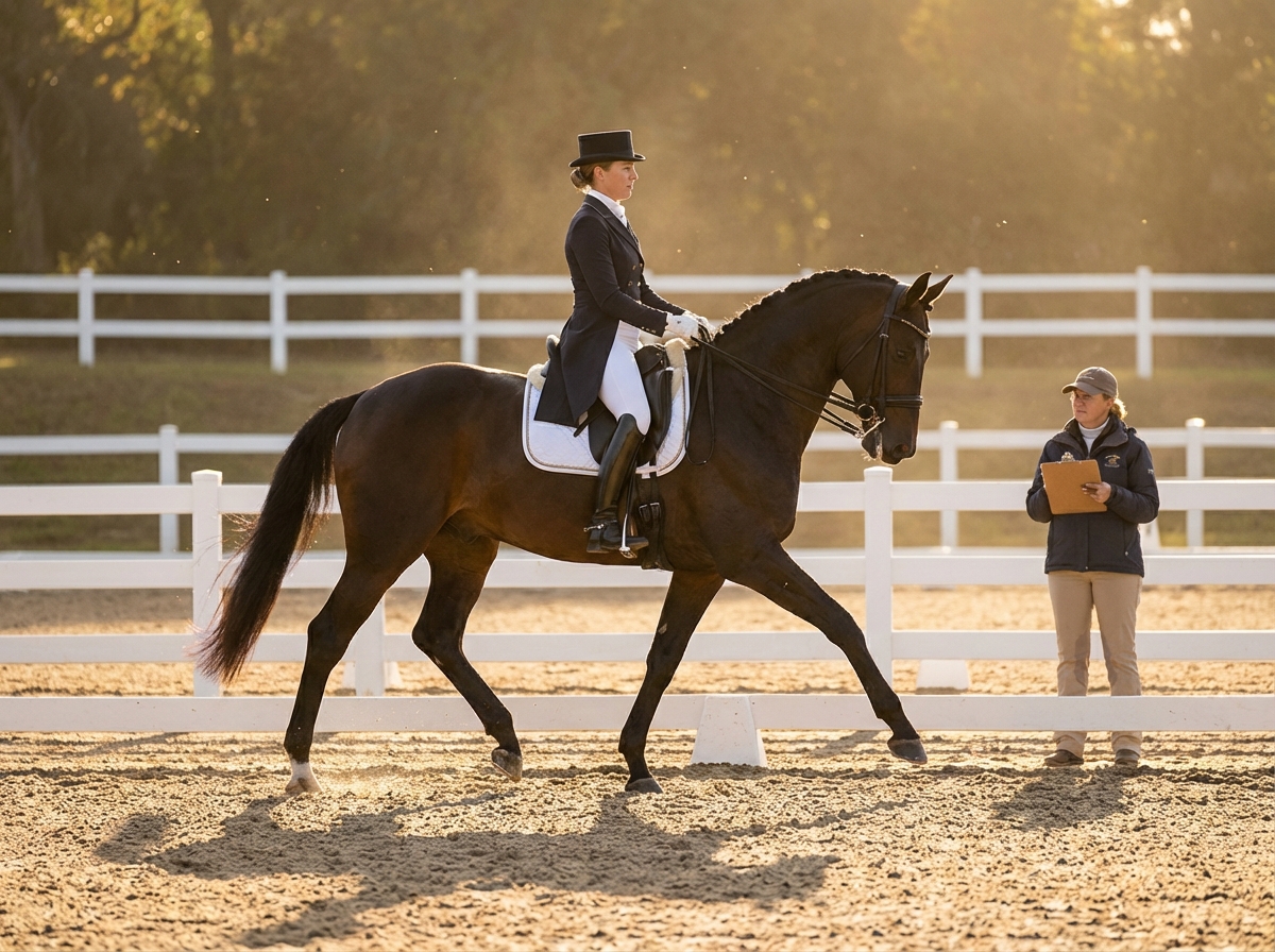 Dressage training program details page