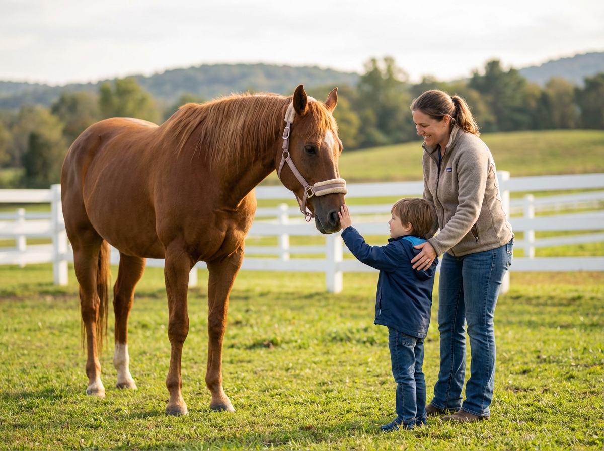 Equine therapy program description page