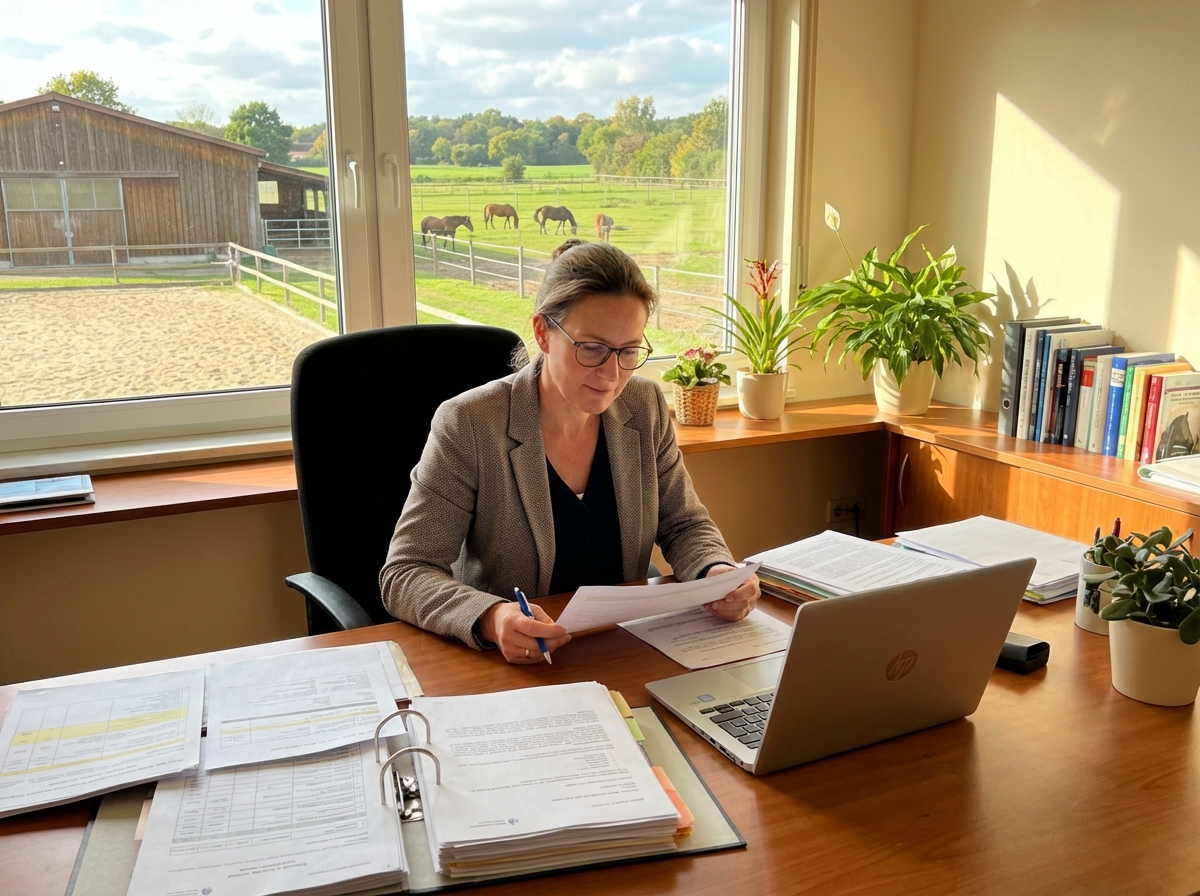 Referral information page for an equine therapy center