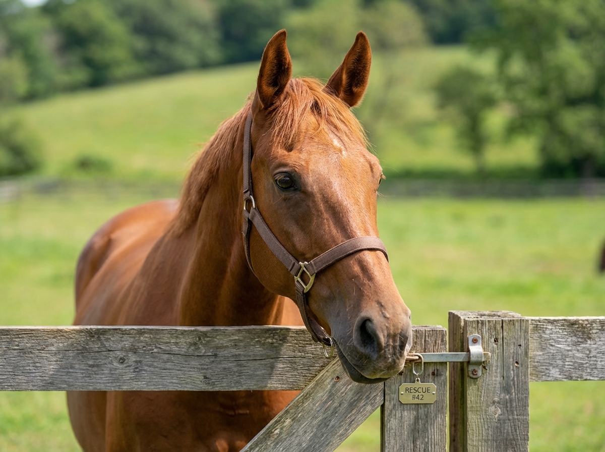 Profile page for an adoptable rescue horse